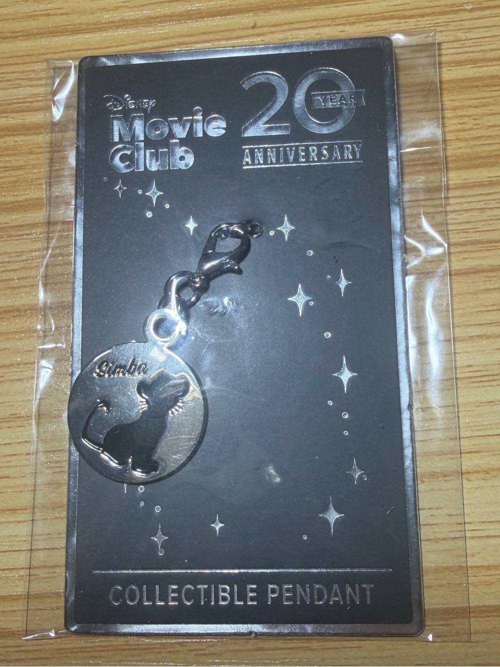 Disney Simba Collectible Pendant - Silver Finish